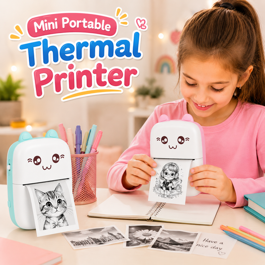 Pocket Inkless Mini Thermal Printer C9 Portable Bluetooth Wireless Printer