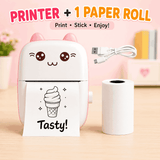 Pocket Inkless Mini Printer - Thermal Portable Bluetooth Wireless Mini Printer (C9)