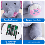 Musical Soft Peek-A-Boo Elephant Toy (71830)