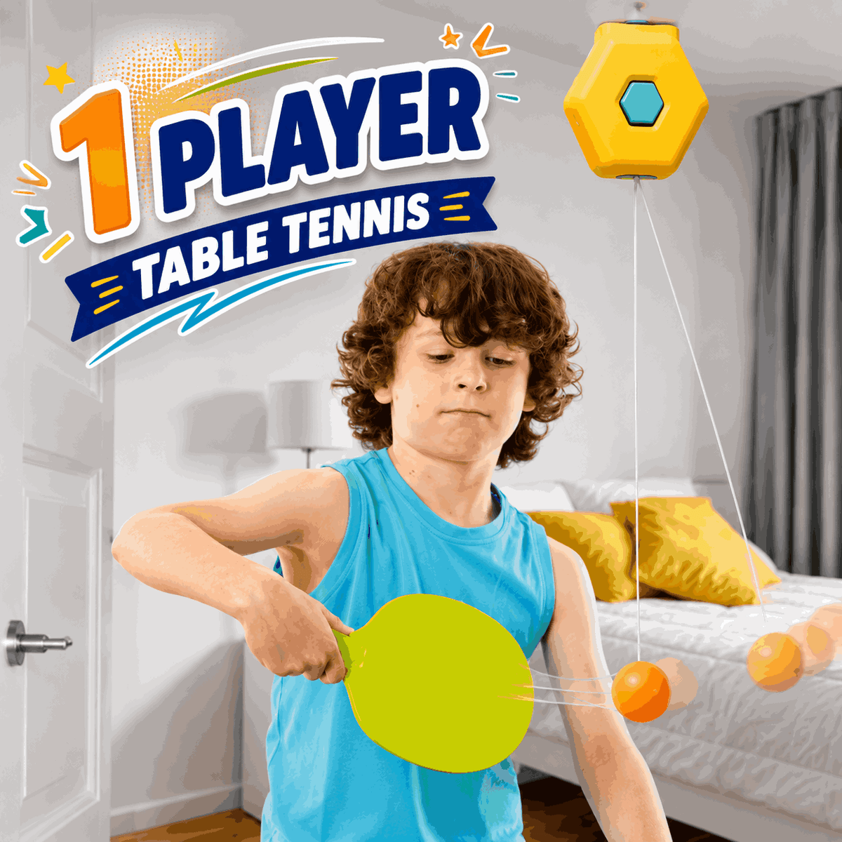 Table Tennis Ping Pong Trainer Toy For Kids
