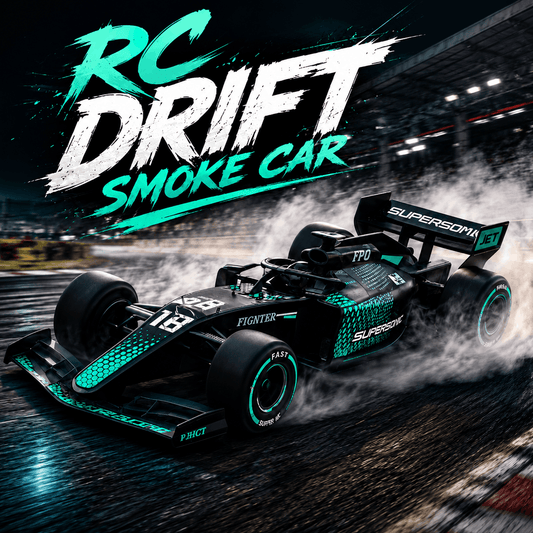 RC Drift Smoke Sports Formula Racing Car for Kids