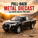Pull-Back Metal Diecast 4x4 Revo Hilux For Kids (JG2617A-12)
