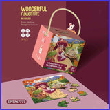 36 Pcs Wonderful Flower Fate Puzzle for Kids (88588)