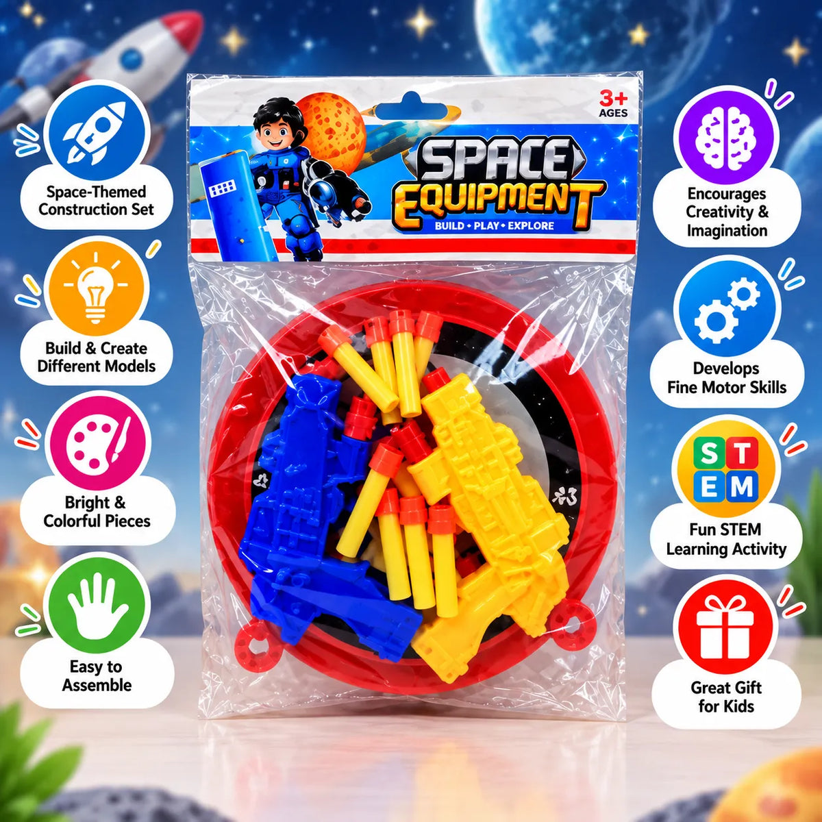 Kids Space Combat Toy Gun Set (L-1)