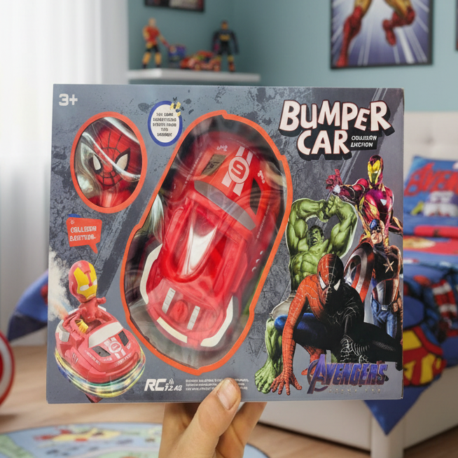 Avengers Superhero Ride-On Bumper Car for 2 Player