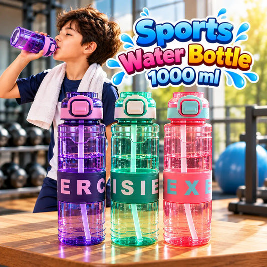 1000ml Sports Water Bottle-Toynix.pk