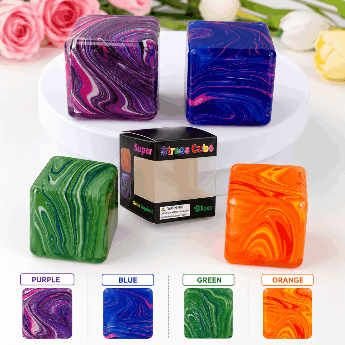 Squeeze Cube Stress Relief Toy (JSSR)