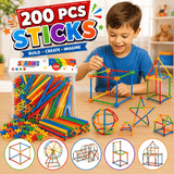 Super Bamboo Sticks, Building Block Sticks For Kids