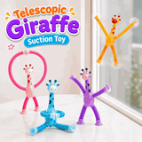 Telescopic Giraffe with Suction Cup Cartoon Toy For kids