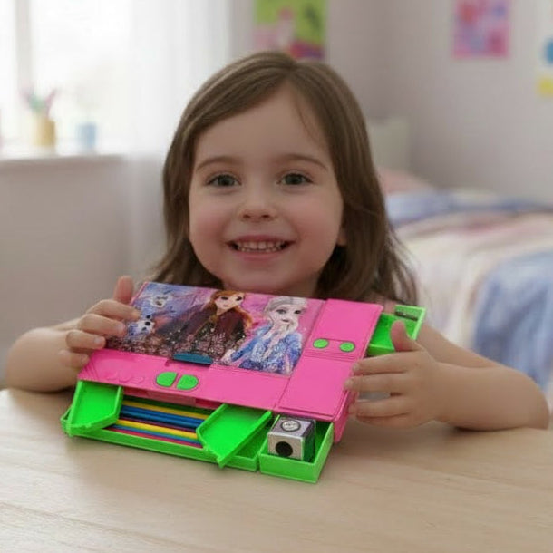 Frozen Jumbo Magnet Pencil Box For Kids (JC-2266)