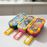 Kids Printed Stainless Steel Lunch Box (Random Design) (029-20)