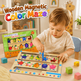 3 in 1 Wooden Learning & Active Play Toy Bundle (ME-041/BTE-005C/2025-24)