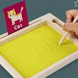 Kids Wooden Sand Tray With Wood Pen (2025-27)