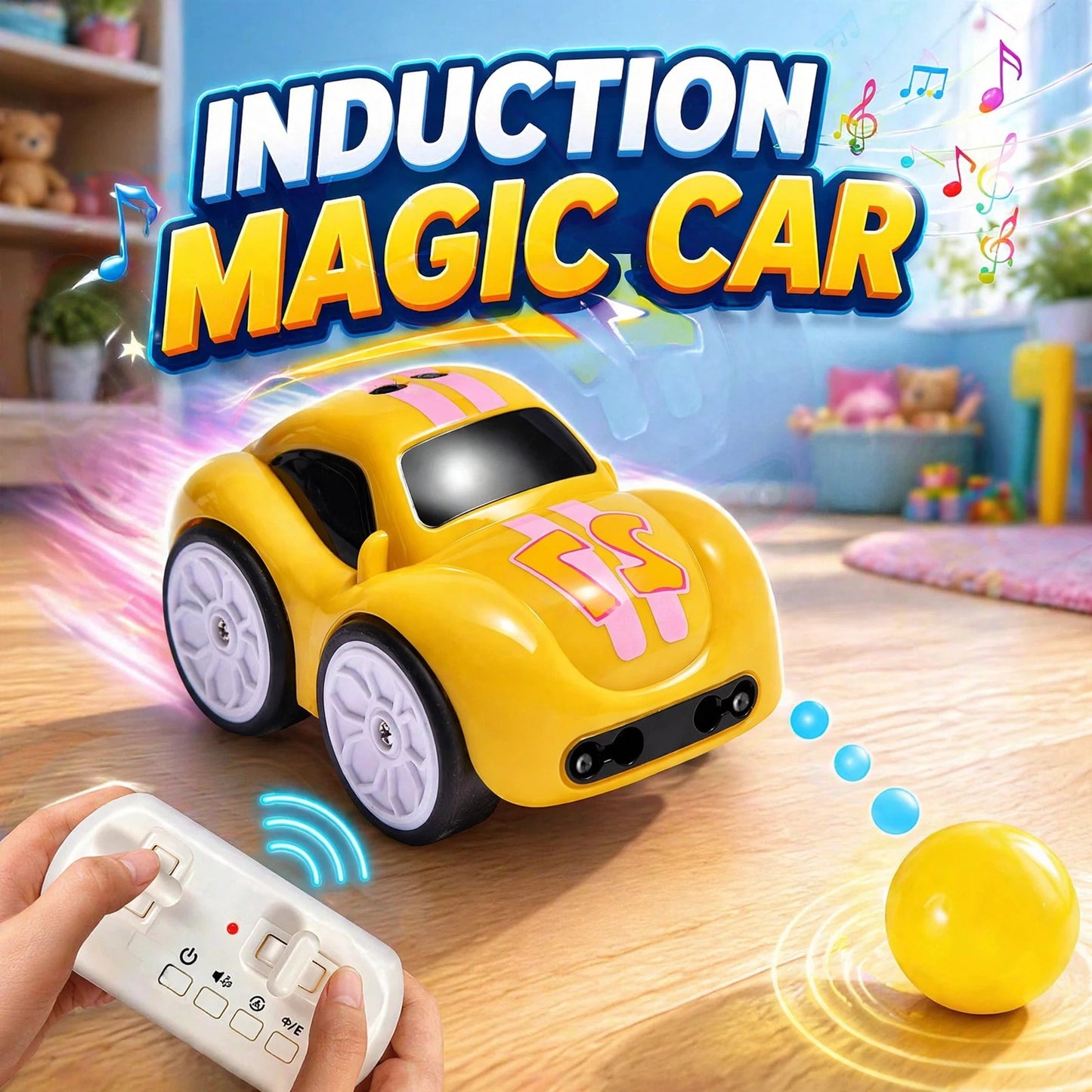 Mini Remote & Induction Car – Smart Electric Racing Toy for Kids - Toynix