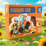57 Pcs Farmer Car Jigsaw Puzzle for Kids (88728)